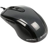 A4Tech - N-708X - Muis - Zwart - USB Type-A - Optisch - 1600 DPI