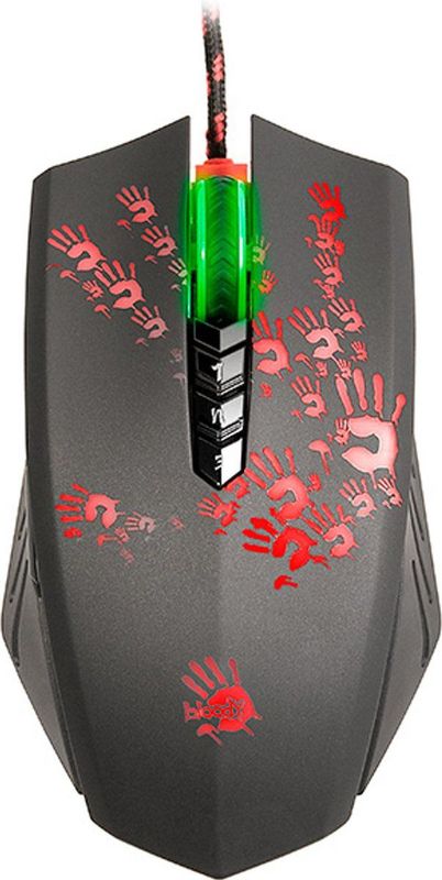 A4tech - Muis - Gamingmuis - 6200 DPI, RGB-achtergrondverlichting, BLOODY Blazing A60 (Geactiveerd)