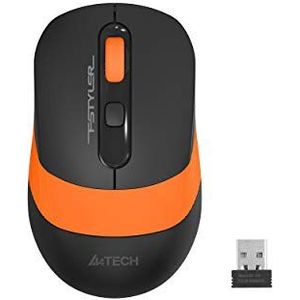 A4Tech - FG10 - Draadloze Muis - Zwart - Oranje