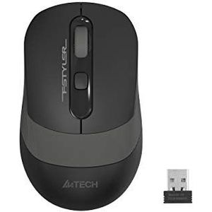 A4Tech - FG10 Draadloze Muis - Zwart - Optisch - 2000 DPI