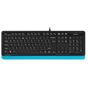 A4 TECH FK10 Q USB naar Turks FN-MULTMEDYA Toetsenbord Zwart/Blauw