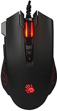 A4Tech - BLOODY V9m - Muis - Zwart - Bedraad