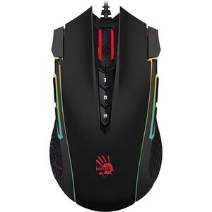 A4Tech Bloody J90S Gaming Mouse - 4 Core Geactiveerd - Aanpasbare RGB - 8.000 CPI / 150IPS - 6 Sniper Modes - Extra 2 Fire Knop - Verstelbare X/Y as - Metalen X'Glide Armor Boot