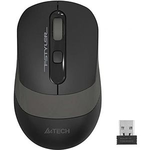 A4Tech FG10S Fsyler Silent 2.4Ghz Nano 2000Dpi Grijs Stille Draadloze Optische Muis