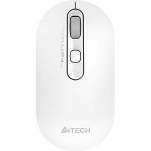 A4tech FG20 Fstyler 2.4Ghz Nano 2000Dpi Draadloze Compacte Optische Muis, Wit