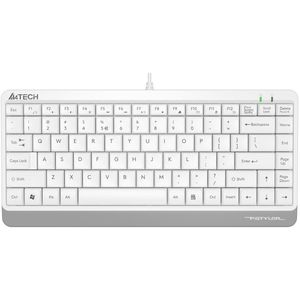 Toetsenbord A4 Tech A4TKLA47119 QWERTY Wit Engels