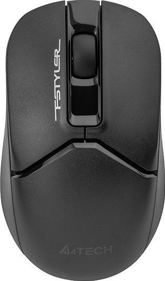 A4Tech A4T FSTYLER FG12S RF Juodas (Stil) (Draadloze), Muis, Zwart