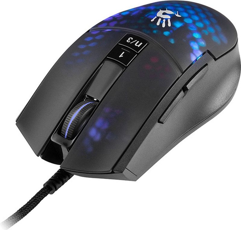 A4tech - Bloody L65 MAX Gaming Muis - RGB - USB - 9 Knoppen - 4 MB Geheugen