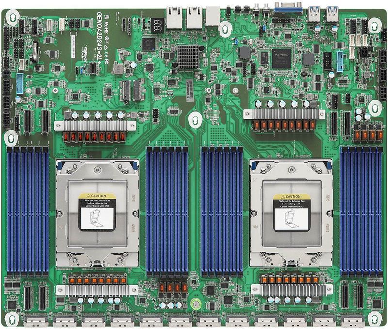 Asrock GENOA2D24G-2L+ moederbord AMD SoC Socket SP5