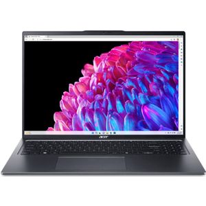 Acer Swift Go 16 OLED Ultradunne Laptop | SFG16-72 | Grijs