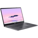 Acer - CBE595-2T-55NF - Chromebook - Steel Grey - 15.6 inch FHD Multi-Touch IPS - Intel Core 5 120U - 8GB LPDDR5X - 256GB SSD