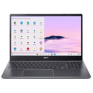 Acer - CBE595-2T-55NF - Chromebook - Steel Grey - 15.6 inch FHD Multi-Touch IPS - Intel Core 5 120U - 8GB LPDDR5X - 256GB SSD