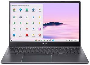 Acer - CBE595-2T-55NF - Chromebook - Steel Grey - 15.6 inch FHD Multi-Touch IPS - Intel Core 5 120U - 8GB LPDDR5X - 256GB SSD