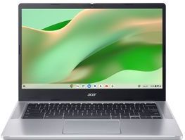 Acer Chromebook 314 CB314-4H-C16G Intel® N N100 35,6 cm (14") Full HD 4 GB LPDDR5-SDRAM 128 GB eMMC Wi-Fi 6E (802.11ax) ChromeOS Zilver