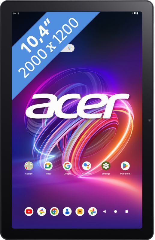 Acer - Iconia Tab P10 - Tablet - Grijs - 128GB - Wifi - 10.4 inch