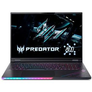 Predator - Helios 18 - Laptop - Zwart - Intel Core Ultra 9 - GeForce RTX 5090
