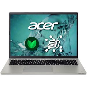 Acer Aspire Vero 16 - Notebook - Grijs - 16 inch - Intel Core Ultra 7 255H - 16 GB - 1 TB SSD