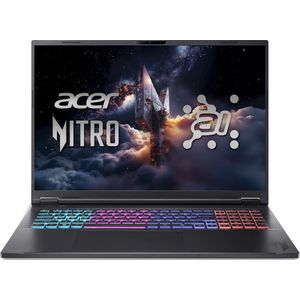 Acer Nitro 18 AI RTX 5070 Ti (18", 1000 GB, 32 GB, DE, AMD Ryzen AI 7 350), Notebook, Zwart