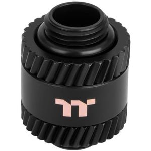 Thermaltake Pacific SF mannelijk naar mannelijk 20mm extender mat zwart DIY LCS fittingen