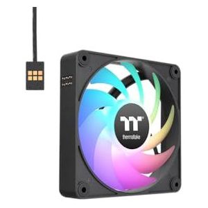Thermaltake CT140 EX ARGB PC Koelventilator 3 (140 mm, 3 x), PC ventilator, Zwart
