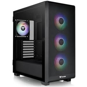 Thermaltake - S250 TG ARGB - PC-behuizing - Zwart - Materiaal: Gehard Glas