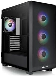 Thermaltake - S250 TG ARGB - PC-behuizing - Zwart - Materiaal: Gehard Glas