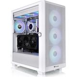 Thermaltake - S250 TG ARGB - PC-behuizing - Wit - Gehard Glas