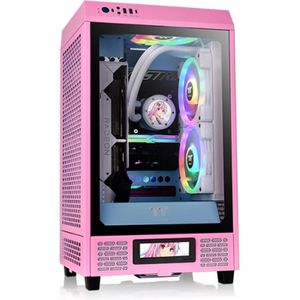 Thermaltake - The Tower 200 Bubble - PC-behuizing - Roze