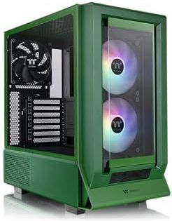 Thermaltake - Ceres 350 MX - Midi Tower Gaming Case - Racing Green - Gehard Glas