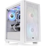 Thermaltake - Versa H16 TG ARGB - PC-behuizing - Wit - Materiaal: Gehard Glas