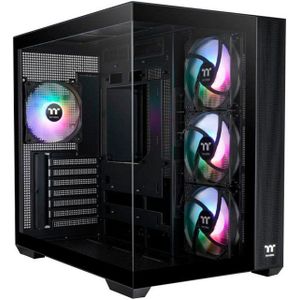 Thermaltake - View 380 TG ARGB - PC-behuizing - Zwart - Materiaal: Staal