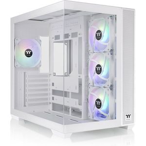Thermaltake - View 380 TG ARGB - PC-behuizing - Sneeuwwit - Materiaal: Gehard Glas