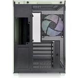 Thermaltake - View 380 TG ARGB - PC-behuizing - Groen - Mini-ITX, ATX, mATX