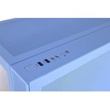 Thermaltake - View 380 TG ARGB - PC-behuizing - Hortensia Blauw
