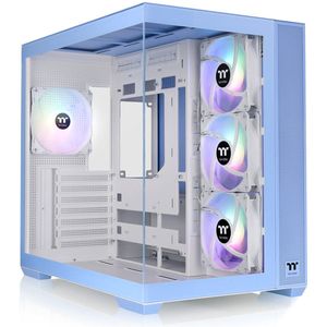 Thermaltake - View 380 TG ARGB - PC-behuizing - Hortensia Blauw