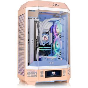 Thermaltake - The Tower 300 - PC-behuizing - Roze - Materiaal: Gehard Glas