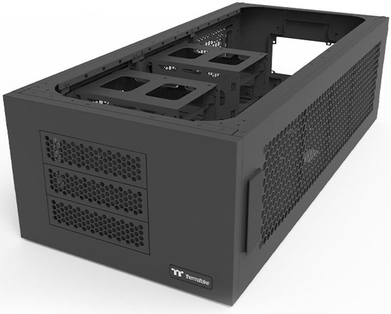 Thermaltake - AX100 - PC-behuizing - Zwart - Stijlvol en Modulair Ontwerp