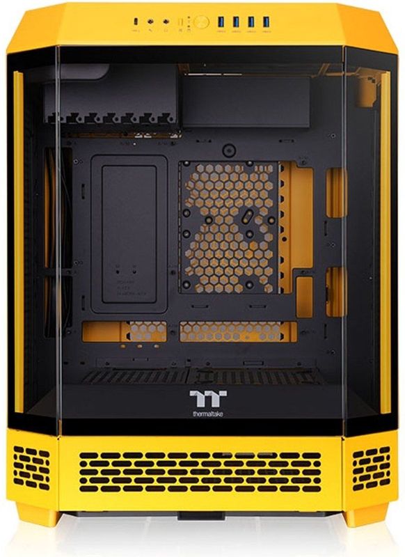 Thermaltake - The Tower 600 - PC-behuizing - Geel - Tempered Glass x 3