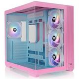 Thermaltake - View 380 TG ARGB - PC-behuizing - Roze - Tempered Glass x 2