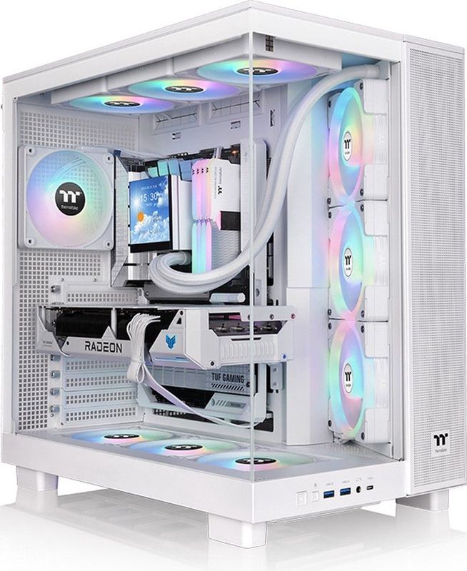 Thermaltake - View 380 XL TG ARGB - PC-behuizing - Wit - Glas
