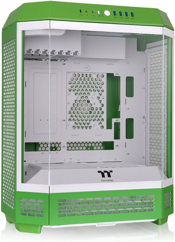 Thermaltake - The Tower 600 - PC-behuizing - Groen - Tempered Glass x 3