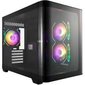 Fsp - S380 RGB - PC-behuizing - Zwart - Staal - Ondersteuning voor ATX