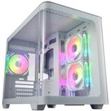 FSP - GEH Mini S380-WA - PC Behuizing - Wit - Compacte Mini-Toren