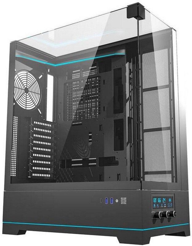 Darkflash - DY450L - PC Behuizing - Zwart - ATX - Ruimte voor Componenten