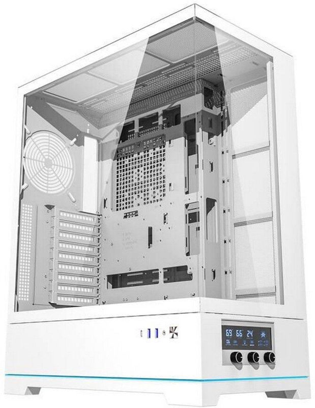 Darkflash - DY451L - PC Behuizing - Zwart - ATX Formaat - Ruim Interieur