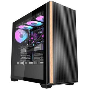 Darkflash - DS900WS - PC Behuizing - Transparant - Houten en Metalen Voorkant