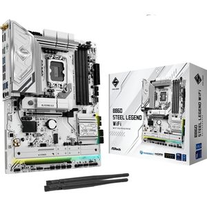 AsRock - B860 Steel Legend WiFi - Moederbord - Zwart - ATX