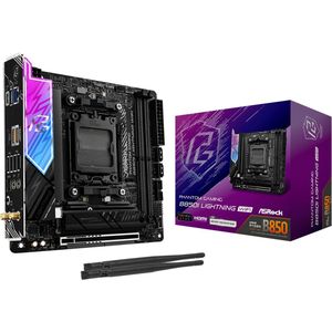 ASRock - B850I Lightning WiFi - Moederbord - Zwart - AMD B850 - AM5