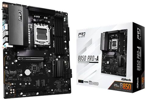 ASRock - B850 Pro-A - Moederbord - ATX - AMD B850 - Socket AM5 - DDR5