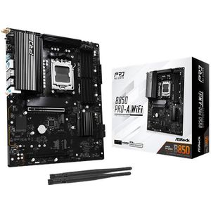 Asrock - B850 Pro-a Wifi Moederbord - Zwart - Geschikt voor AMD Ryzen 7000-8000-9000